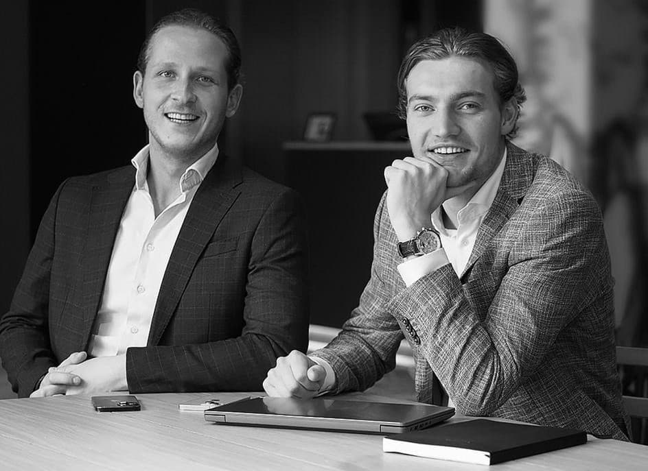 Steven Potter en Floris Fonk - Oprichters Real Estate Scope